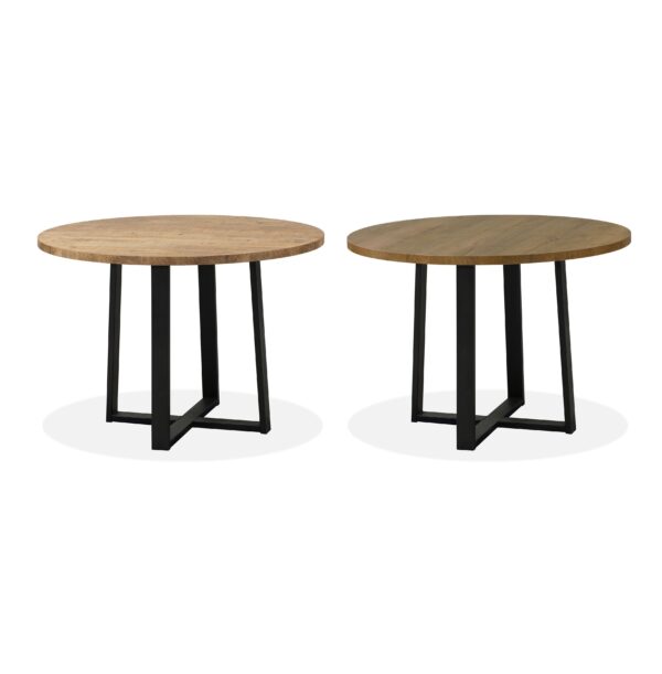 Table ronde et haute Domino